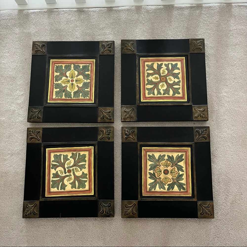 Lovely Art Nouveau Framed Art - Set of 4